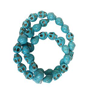 Caveira de Howlita 1.0 cm