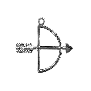 Pingente de Arco e Flecha