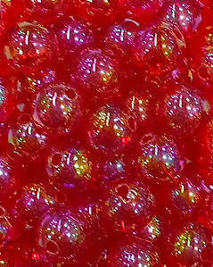 Bola de Sabão Vermelho Transparente Boreal 8mm