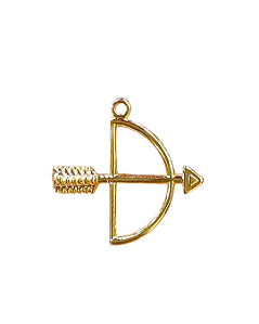 Pingente de Arco e Flecha