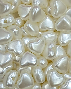 Miçanga de Coração Perolado