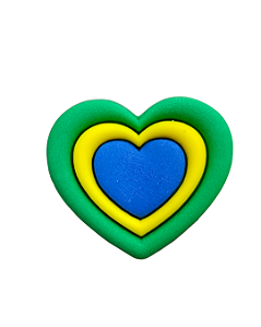 Aplique Coração do Brasil 2