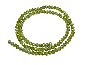 Cristal Verde Claro Brilhoso 0,4mm