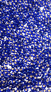 Miçanga Jablonex 9/0 Azul Royal Transparente