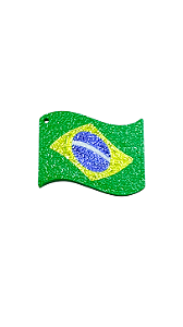 Pingente Do Brasil Acrílico