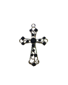Pingente De Cruz Com Strass