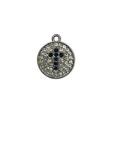 Pingente De Cruz Com Strass