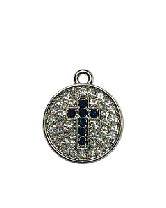 Pingente De Cruz Com Strass