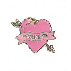 Pin para Crocs de Coração Rosa