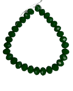 Cristal 8mm Verde Escuro