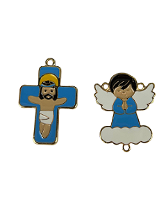 KIT Cruz e Entremeio Azul