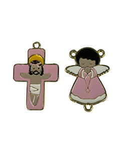 KIT Cruz e Entremeio Rosa