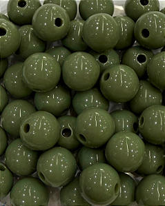 Bola de Resina verde musgo 10mm