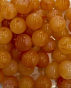 Bola de Resina Mesclada Salmão 10mm
