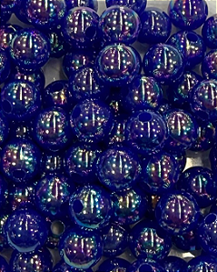 Bola de Sabão Azul Escuro Transparente Boreal 8mm