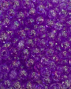 Bola de Sabão Roxo Transparente Boreal 6mm