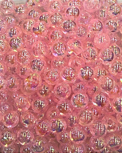 Bola de Sabão Rosa claro Transparente Boreal 6mm