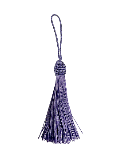 Tassel Seda Lilás 10cm