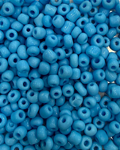 Miçanga Chinesa Azul leitoso