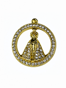 Pingente Nossa Senhora com strass