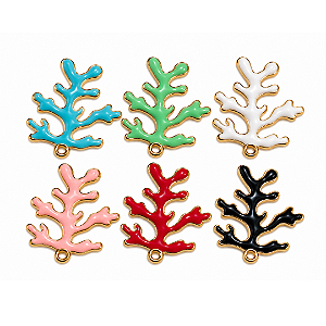 Pingente Coral Colorido