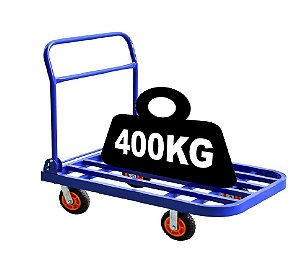 Carrinho Plataforma Transportador De Carga 400kg