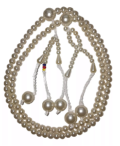 Juzu (rosário Budista) Feminino - pérola ABS grande
