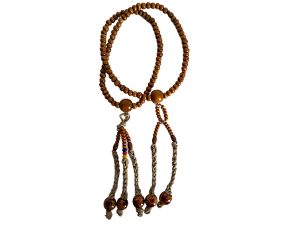 Juzu (rosário Budista) Feminino - madeira natural