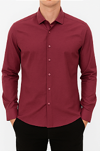 Camisa Vidutt Marçala slim fit