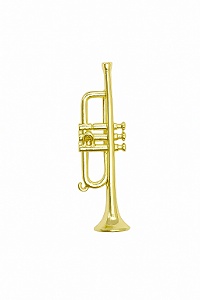 Broche Trompete Dourado