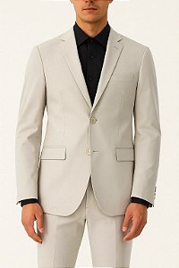 Terno Bege Raffer SlimFit