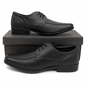 Sapato Infantil Preto com Cadarço