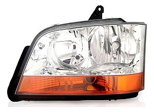 Farol Principal S10 Blazer 01/12 Pisca Amarelo Le