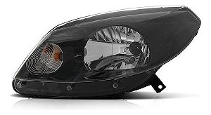 Farol Principal Sandero 12 13 14 Mascara Negra Le