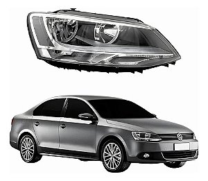 Farol Jetta 2011 2012 2013 2014 2015 Sem Led