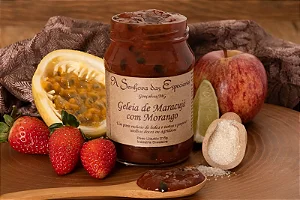 Geléia Gourmet de Maracuja com Morango
