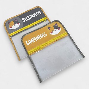 Organizador Sujinhas & Limpinhas Gato