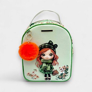 Mochila Média Menininha Verde
