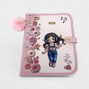 Porta Documentos Bebê - Menininha Rosa
