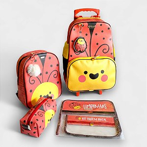 Kit Escolar e Passeio Joaninha