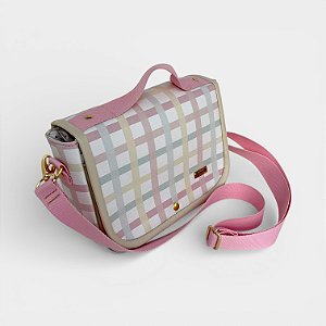 Porta Fralda e Lenço Umedecido Xadrez