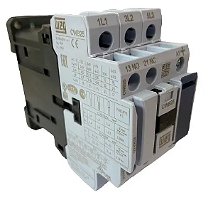 Contator CWB 25 - 11 - 30 C03D02 24VCC DC WEG Cod. 1224063