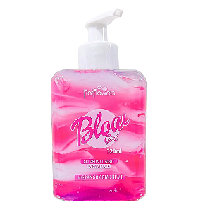 Blow Girl Gel Aromatizante Beijável Para Virilha 320ml Hot Flowers