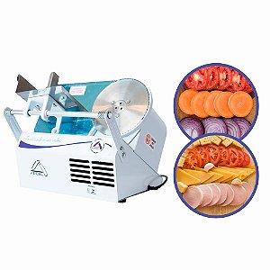 Máquina de Fatiar Frios Queijo Presunto Calabresa Pequeno Disco 170mm Profissional Arbel 170MC