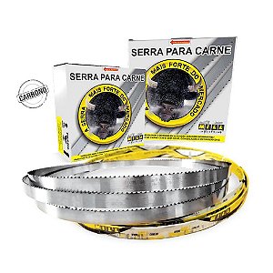 Lâmina Serra Fita Açougue Mill Carbono kit 5 Unidades 3,15 M