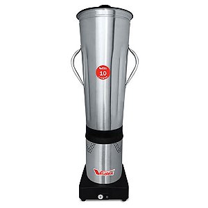 Liquidificador Para Restaurante Baixa Rotação Industrial Copo Inox 10 Litros Vitalex