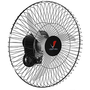 Ventilador Ventidelta de Parede 60cm Bivolt Oscilante Ventura Preto