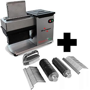 Batedor Amaciador de Carne Bife  com Cortador de Tiras Strogonoff Skymsen