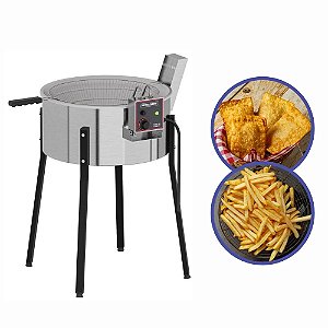 Tacho Fritador Elétrico Alumínio 15 litros 220v TFRE 15 - Metalcubas