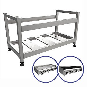 Cavalete Expositor para Chapas e Char Broiler Industrial Linha Prime 150cm PCE150 Venâncio
